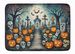 Calaveras Sugar Skulls Spooky Halloween Memory Foam Kitchen Mat Machine Washable Anti-Fatigue Mat Cushion Comfort Bath Mat Or Kitchen Rug_maomaolike.com