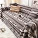 Foreign Trade New Universal Cover High-End Feel Winter Thickened Rabbit Fur Towel One-Piece Sofa Blanket_maomaolike.com