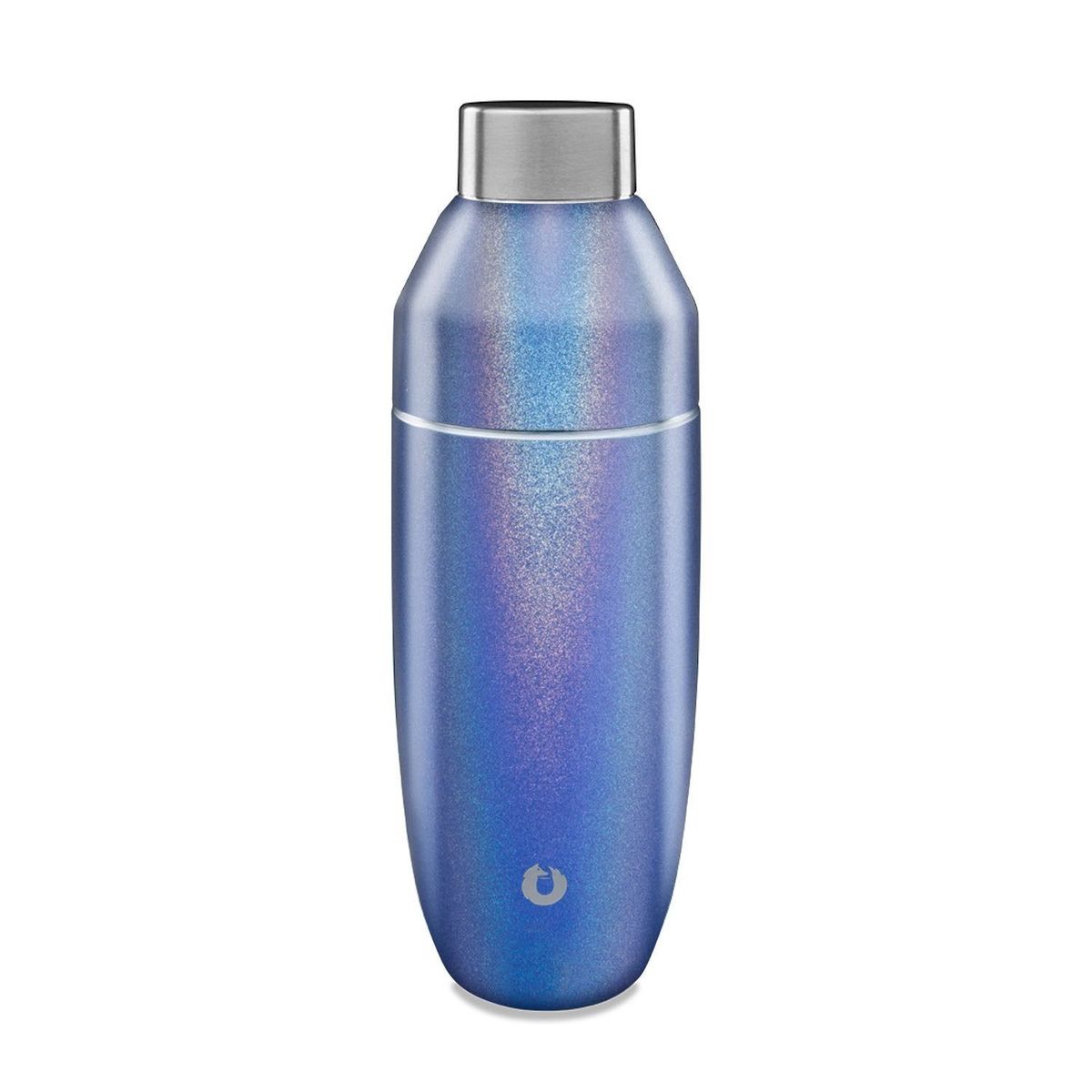 Stainless Steel Cocktail Shaker, Shimmer Blue_maomaolike.com