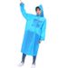 Travel Portable Peva Matte Non-Disposable Raincoat Adult Thickened Unisex Cycling Outdoor Hiking Rain Poncho Long_maomaolike.com