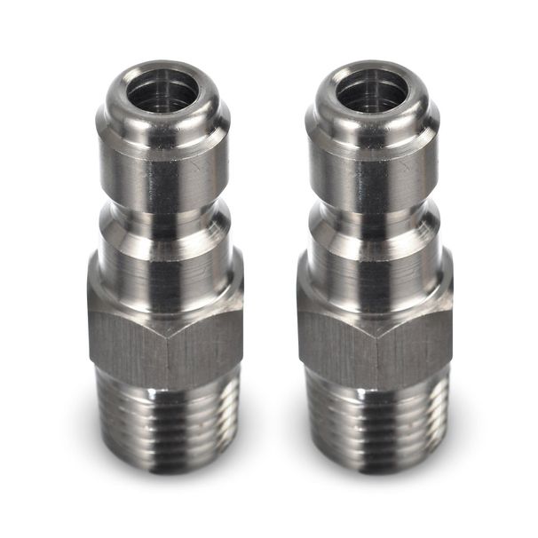 Stainless Steel Pressure Washer Quick Connect Plugs Set Of 2 | Male_maomaolike.com