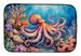 Octopus Among Coral Dish Drying Mat Absorbent Dish Drying Mat Pad For Kitchen Counter Dish Drainer Mat For Countertop, 14 X 21", Multicolor_maomaolike.com