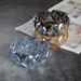 Round Electroplated Ashtray Household Creative Trendy Hotel Club KTV Crystal Glass YG135_maomaolike.com
