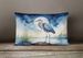 Birds, Birds, Birds Throw Pillow Throw Pillow For Indoor Couch Bed Outdoor Patio Washable, Blue Heron Moonlight 7494,12Hx16W_maomaolike.com