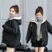 Down jacket for women winter new Korean style student short cotton padded jacket loose thickened cotton coat_maomaolike.com
