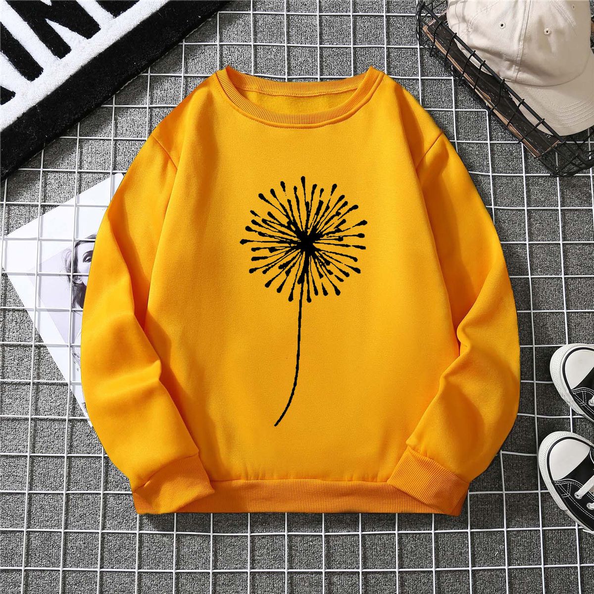 Women's Clothing women's sweatshirt autumn and winter 2024 new embossed trend long sleeved tops women's clothing_maomaolike.com