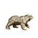Solid Big Dog Polar Desktop Ornament Brass Domineering Brown Tea Pet Antique Bronze Bear Dominates The World_maomaolike.com