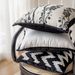 Light Luxury Black And White Sofa Pillow Cover Ins Style Modern Simple Living Room Pillow Bedside Cushion Bed Back Pillow_maomaolike.com