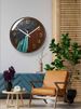 Yipula 7175 Cartoon Household Personalized Living Room Creative Silent Bedroom Round Wall Quartz Clock_maomaolike.com