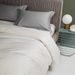 Five-Star Hotel Duvet 100S Long-Staple Cotton Quilt Cover Single Piece All-Cotton Simple Solid Color Soft For Naked Sleep 200×230_maomaolike.com