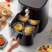 1pc/4pcs Air Fryer Silicone Egg Poacher Cups Silicone Egg Cooker Mold_maomaolike.com
