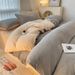 Milk Velvet Bedding Four-Piece Winter Thickened Coral Duvet Cover Double-Sided Fleece Flannel Bed Sheet Three-Piece Set_maomaolike.com