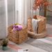 Nordic Living Room Vietnam Gourd Grass Handmade Woven Kalek Foldable Basket Organizer Storage Box_maomaolike.com