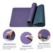 Yoga Mat, Exercise Yoga Mat With Non-Slip Design, Professional TPE Exericise Mat, 72 X 24 Multi-Purpose Workout Mat For Women, Pilates Fitness And Floor Exercises_maomaolike.com