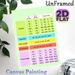 French Verb Conjugation Terminals Painting Poster, Color-coded Structured Educational Poster, Handy Reference For Mastering French Verb Forms, Ideal_maomaolike.com