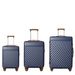 Luggage Sets ABS Hardshell 3pcs Luggage, Lightweight Durable Suitcase Sets Spinner Wheels Suitcase With TSA Lock 20''24''28'' Available(Navy Blue)_maomaolike.com