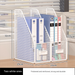 Metal Desk Organizer Frame File Archive Box Office Iron Art Storage Rack_maomaolike.com