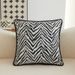 Craft Chenille Bed Back Cushion Soft Pack Light Luxury High-end Sofa Pillow_maomaolike.com