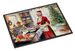 Cookies With Santa Claus Mrs. Claus Doormat Front Door Mat Indoor Outdoor Rugs For Entryway, Non Slip Washable Low Pile, 24H X 36W_maomaolike.com