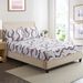 Pink Girl Leopard Print Polyester Skin Friendly Bed Mattress Protector Fitted Sheet_maomaolike.com