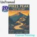 Pikes Peak International Hill Climb Painting Poster, Vintage Retro Mountain Race Track Scene Poster, Racing-themed Wall Decor Ideal For Garage, Living_maomaolike.com
