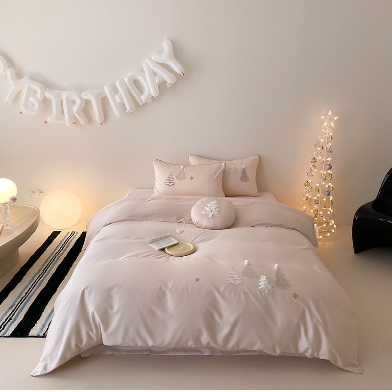 1 Australian Patchwork Embroidered Bedding Four-Piece Set Seasons Pure Duvet Cover Bed Sheet Girly Heart Naked Sleep All Cotton_maomaolike.com