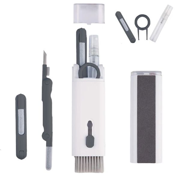 7-in-1 Computer Keyboard Cleaner Brush Kit Earphone Cleaning Pen For Headset IPad Phone Cleaning Tools Cleaner Keycap Puller Kit_maomaolike.com