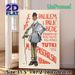 Vintage Gentleman Painting Poster, Stylized Retro Caricature Poster, Classic Old-fashioned Design With Bold Typography, Ideal For Living Room, Home_maomaolike.com