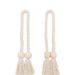 Natural Wood Magnetic Snap Ring Decorative Creative Tassel Rope Nordic Ins Tie Curtain Buckle_maomaolike.com
