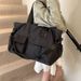 Women's Large-capacity Fashion Solid Color Shoulder Travel Lightweight And Simple Commuter Handbag, Yoga Bag, Maternity Bag_maomaolike.com