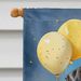 Dalmatian Happy Birthday House Flag Large Porch Sleeve Pole Decorative Outside Yard Banner Artwork Wall Hanging, Polyester, House Size, Multicolor_maomaolike.com
