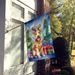 Lakeland Terrier Christmas Reindeer House Flag Large Porch Sleeve Pole Decorative Outside Yard Banner Artwork Wall Hanging, Polyester, House Size, Multicolor_maomaolike.com