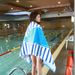 SpoPure Cotton Thickened Bath Towel Cartoon Print Plus Cotton Beach Sand 160cm Super Soft_maomaolike.com