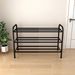 Retractable Shoe Rack, Home-use Entryway Floor-standing Multi-tier Shelf, Wrought-iron Simple Storage, Extendable Shoe Cabinet._maomaolike.com