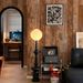 44cm*2000cm Dark Walnut Wood Wallpaper – Luxury Rustic Peel & Stick Wall Covering For Farmhouse Decor_maomaolike.com