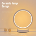 Minimalist Modern Fashion Ring Table Lamp For Bedside, Study, Bedroom, Living Room, Dormitory, Adjustable Decorative_maomaolike.com