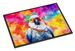 Hippie Animal Cockatoo Doormat Front Door Mat Indoor Outdoor Rugs For Entryway, Non Slip Washable Low Pile, 24H X 36W_maomaolike.com
