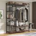 Freestanding Closet Organizer With 6 Shelves And Hanging Bar_maomaolike.com