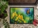 Kentucky Goldenrod In Watercolor Doormat Front Door Mat Indoor Outdoor Rugs For Entryway, Non Slip Washable Low Pile, 24H X 36W_maomaolike.com