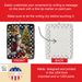 Westie And Santa Claus Porcelain Ornament Christmas Tree Hanging Decorations For Home Christmas Holiday, Rectangle, Gift, Multicolor_maomaolike.com