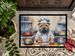 Shar Pei The Chef Doormat Front Door Mat Indoor Outdoor Rugs For Entryway, Non Slip Washable Low Pile, 24H X 36W_maomaolike.com