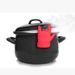 Creative and practical kitchen gadgets Finger shaped pot lid to prevent overflow and elevate the soup spoon rack to prevent soup from overflowing_maomaolike.com