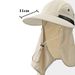 Hot Sale Fishing Wide Brim Bucket with Neck Cover Quick Dry Outdoor Sports Jungle Hiking Hat Men Fishermen Sun Protected Cap_maomaolike.com