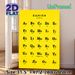 Danish Alphabet Painting Poster, Bold Typographic Danish Letter Chart Poster, Practical Language Learning Tool For Study Rooms And Language Classrooms_maomaolike.com