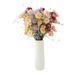 Yilun Cross-Border Pink Butterfly Fake Flower Artificial Azalea PU Hand Feel Bouquet Living Room Dining Table Decoration_maomaolike.com