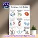 Science Lab Rules Painting Poster, Clear Cartoon-style Lab Safety Guidelines Poster, Conveys Essential Lab Safety Regulations, Ideal For Science_maomaolike.com
