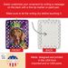 Vizsla King Of Mardi Gras Porcelain Ornament Christmas Tree Hanging Decorations For Home Christmas Holiday, Rectangle, Gift, Multicolor_maomaolike.com