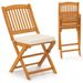2 Pcs/set Solid Acacia Wood Frame Outdoor Quick-Folding Chairs With Seat Cushions_maomaolike.com