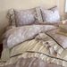 2026 Spring New All-Cotton Double-Layer Gauze Ruched Lace Style Four-Piece Set Bed Sheet Duvet Cover Pillowcase_maomaolike.com