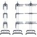 1pc Clothes Drying Rack, Indoor, Outdoor Laundry Drying Rack, With Foldable Wings, Space Saving Laundry Rack, Laundry Hanger Dryer Rack, Includes 2 Packs Of Stainless Hangers For Underwear_maomaolike.com